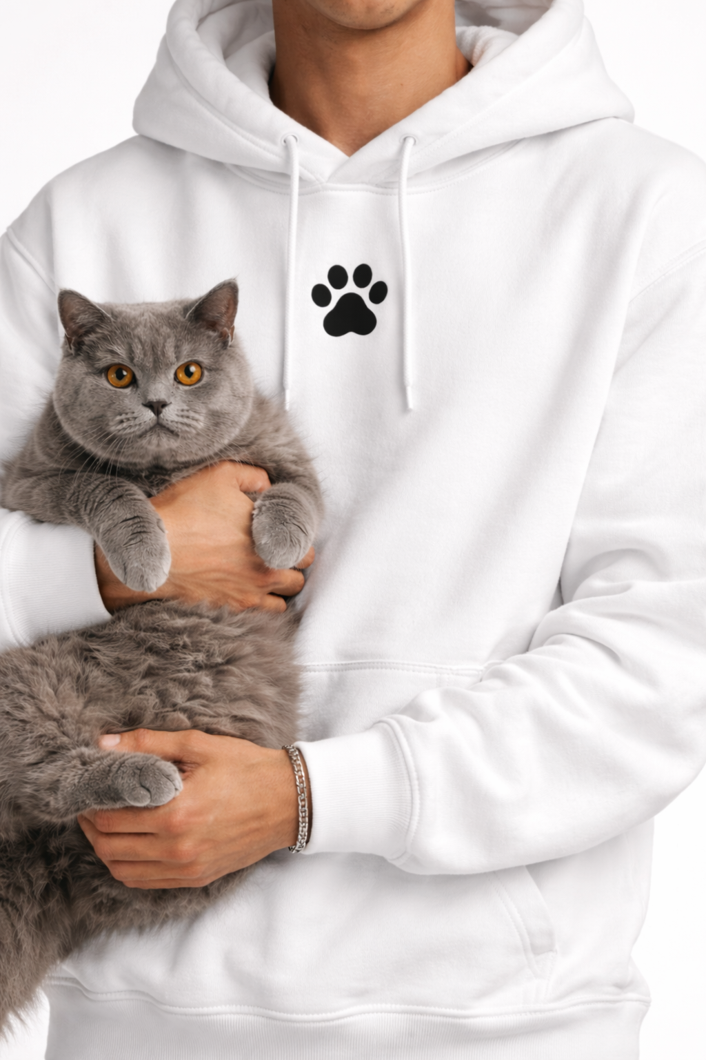 ALTRTUDE Paw Mark Hoodie (White)